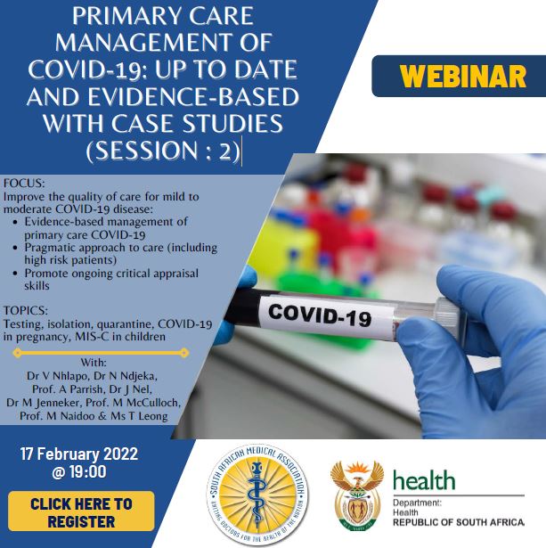 Primary Care Management of Covid-19: Up to Date And Evidence-Based with Case Studies (Session : 2)