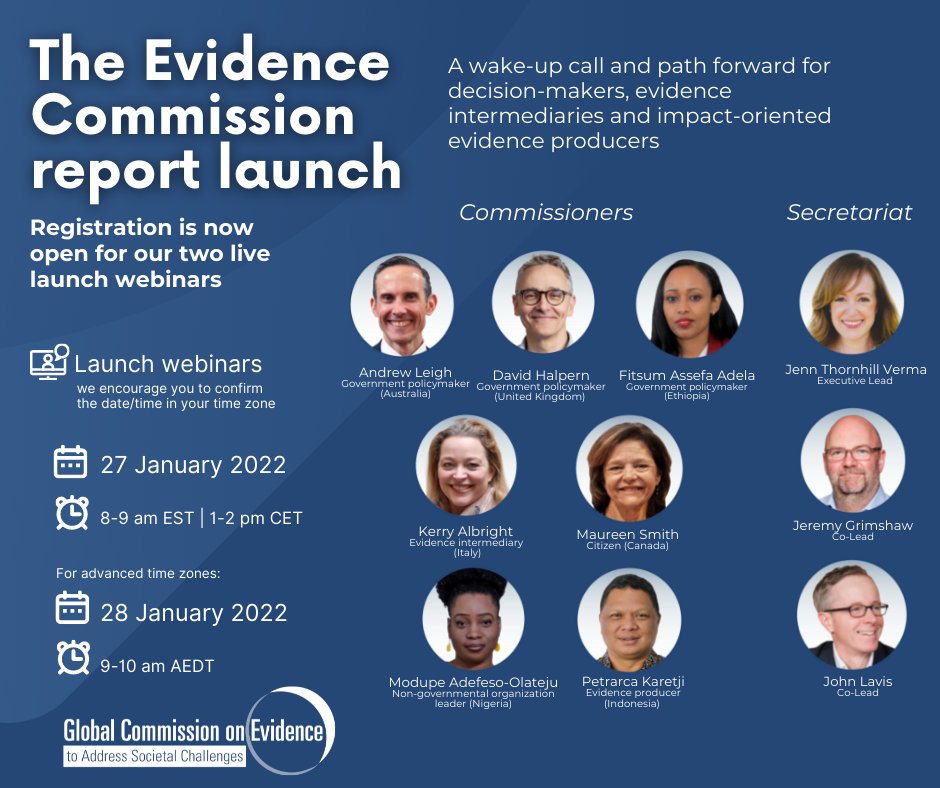 Evidence Commission report launch