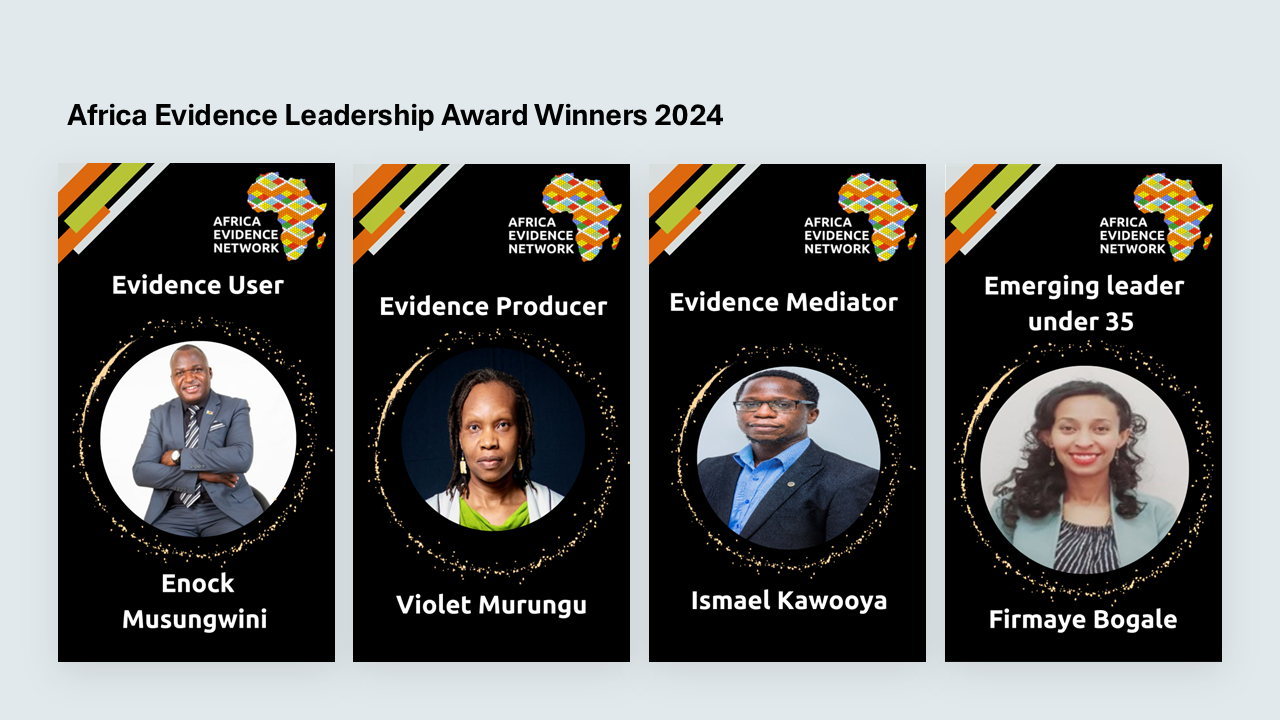 EVENT UPDATE | Africa Evidence Leadership Award (AELA) 2024 online ceremony