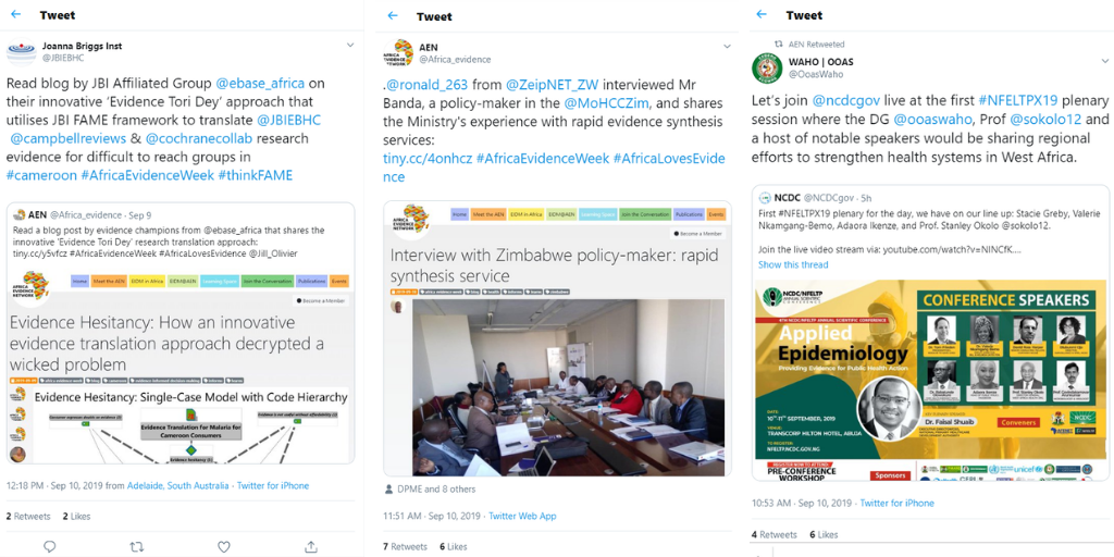 What happened on day 2 of Africa Evidence Week?