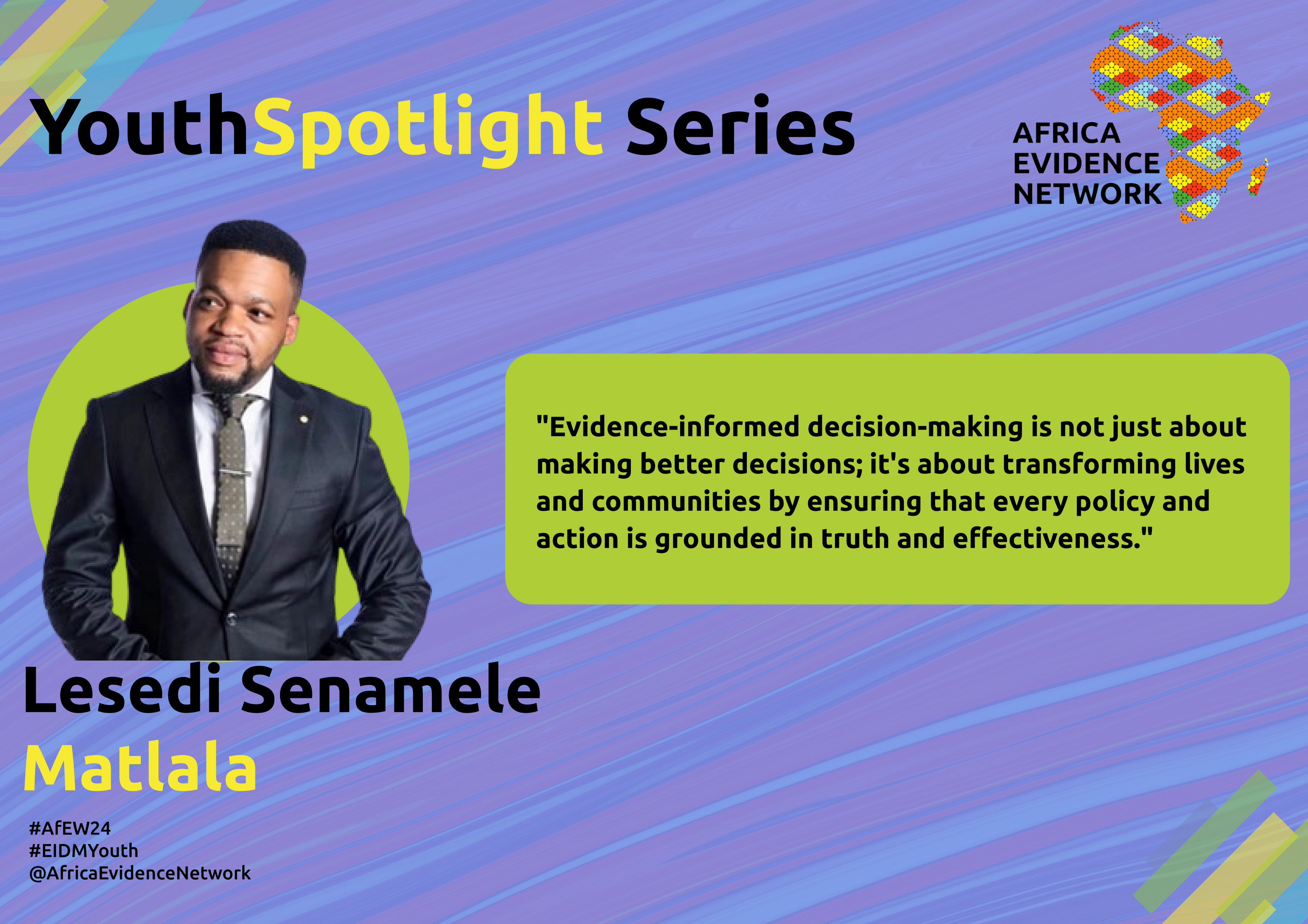 Championing Change: Lesedi's Journey with evidence-informed decision-making (EIDM) in Africa