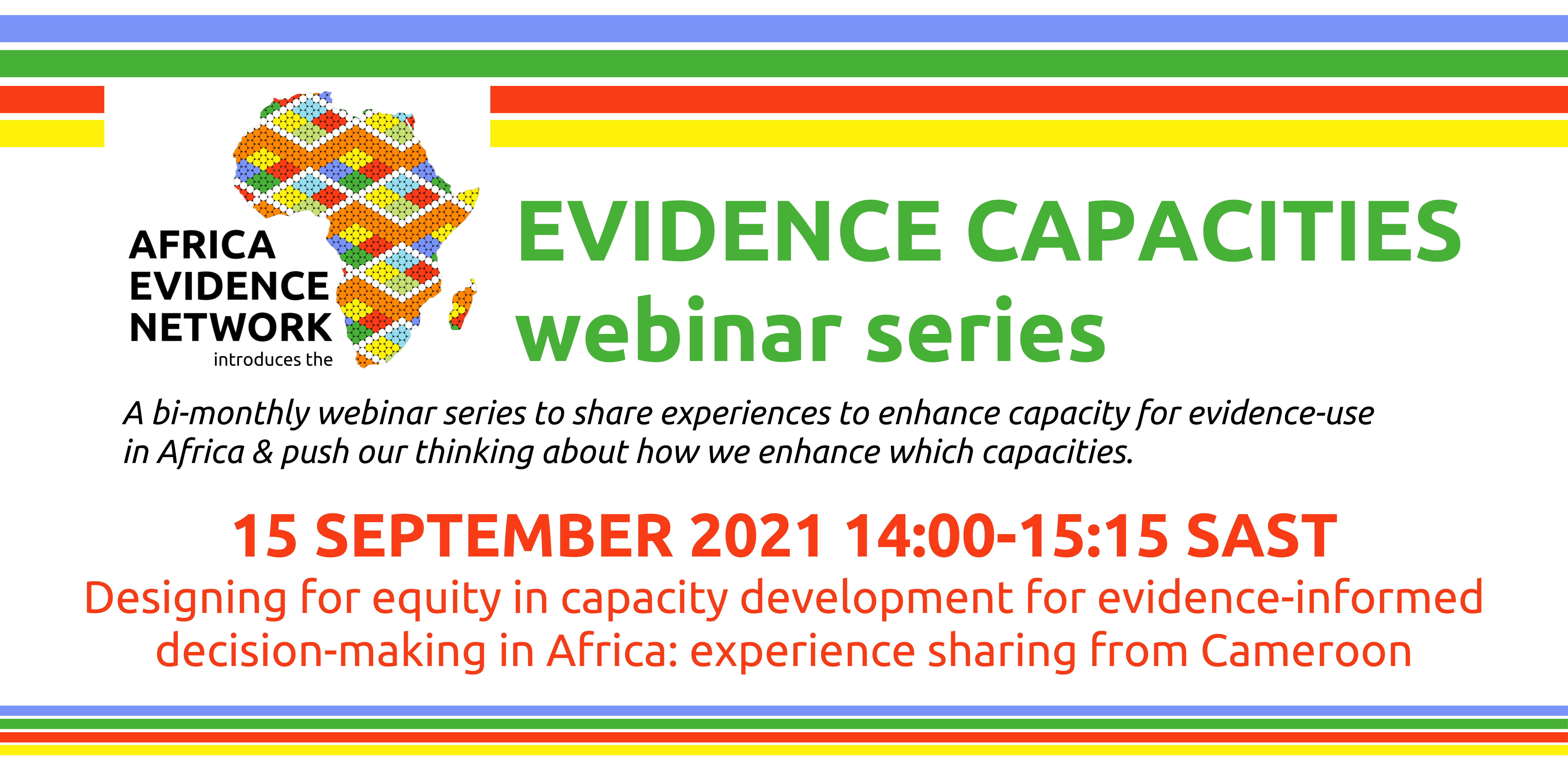 Designing equity into evidence-informed decision-making capacity development in Africa: Experiences from Cameroon