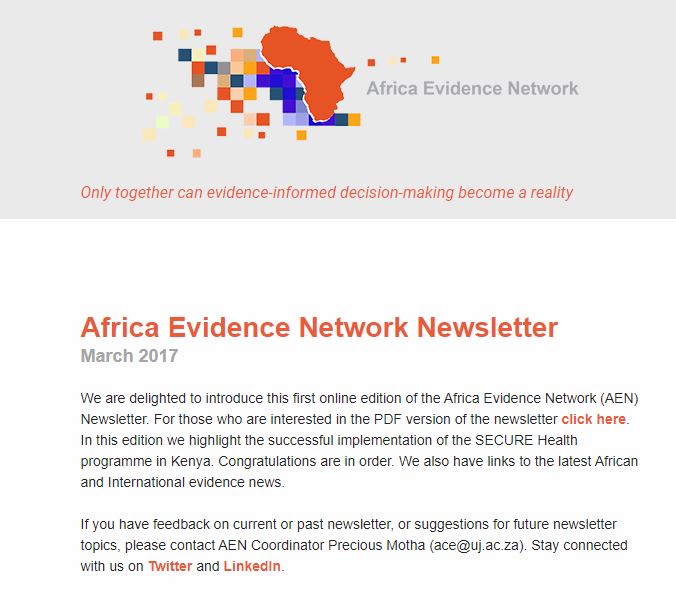 AEN March 2017 newsletter