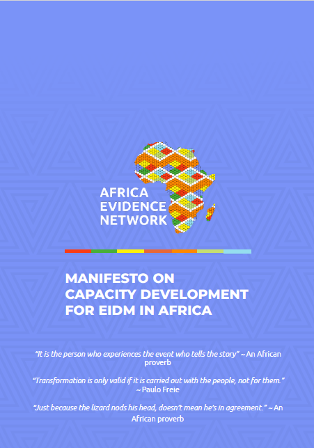 MANIFESTO ON CAPACITY DEVELOPMENT FOR EIDM IN AFRICA