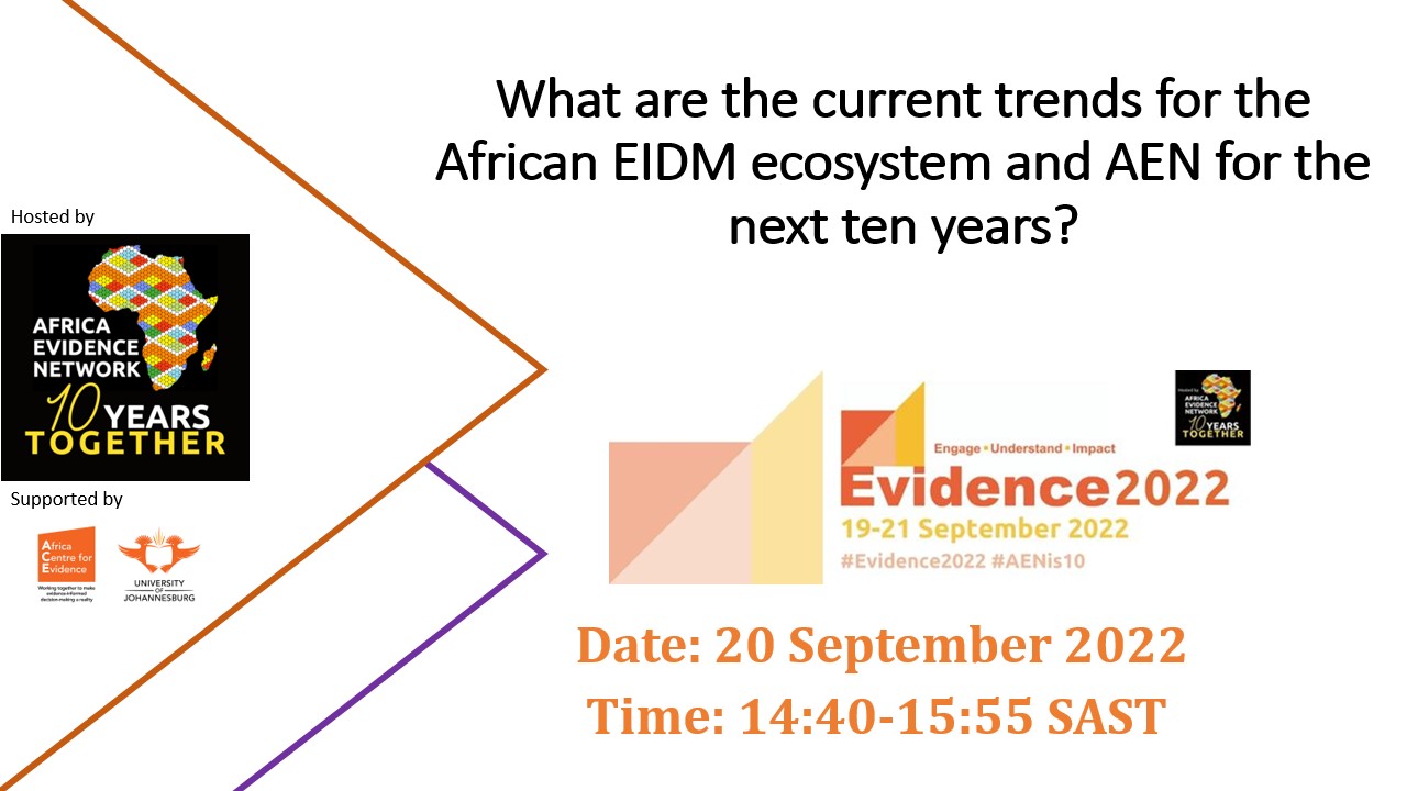 PRESENTATION | What are the current trends for the African EIDM ecosystem and AEN for the next ten years?